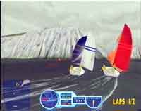 Capture in-game de Virtual Skipper — régate en mer